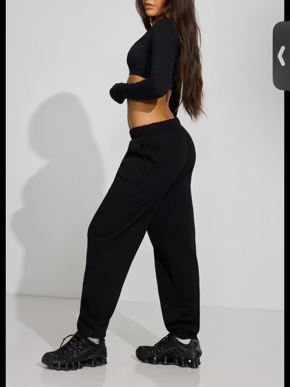Garage Black boyfriend Sweatpants - Picture 2 of 9